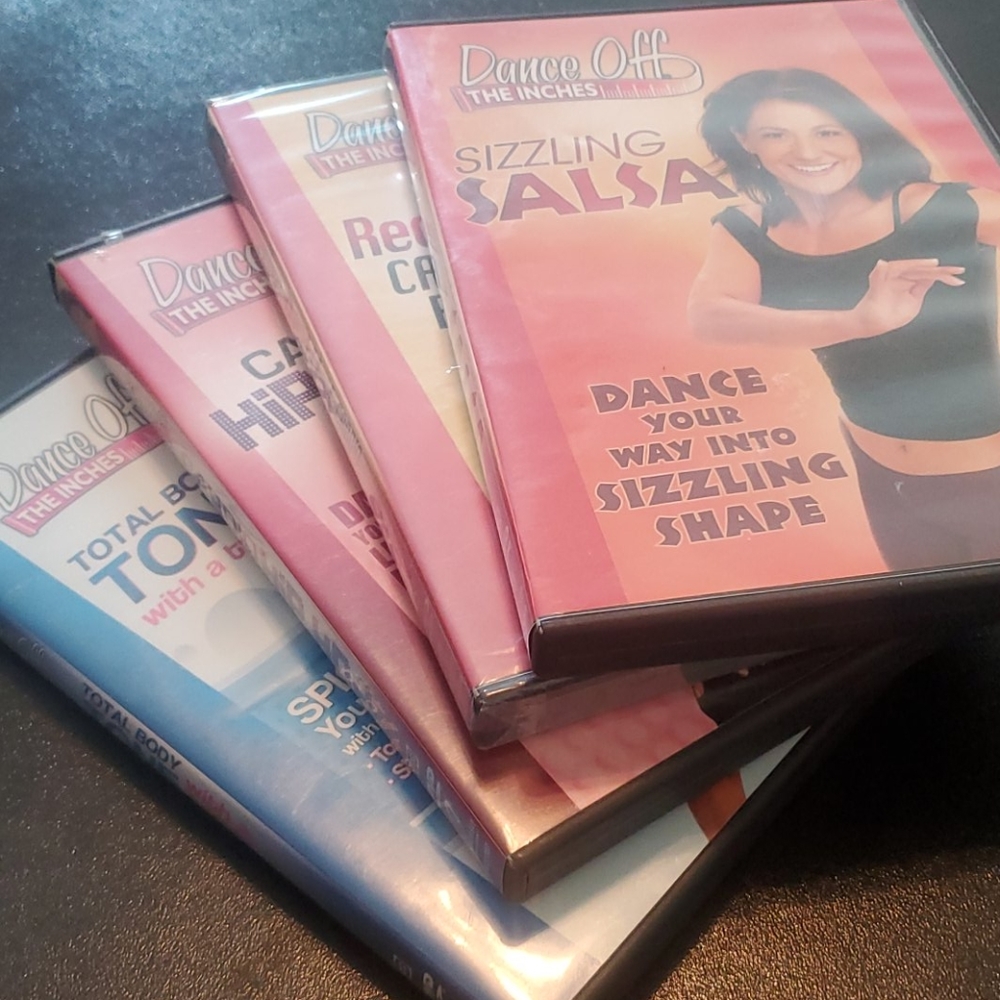 set of 5 Dance Off The Inches CD's